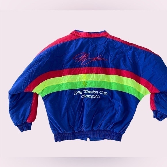 VINTAGE NASCAR Jeff Gordon 24  DuPont American made racing jacket - Picture 5 of 7